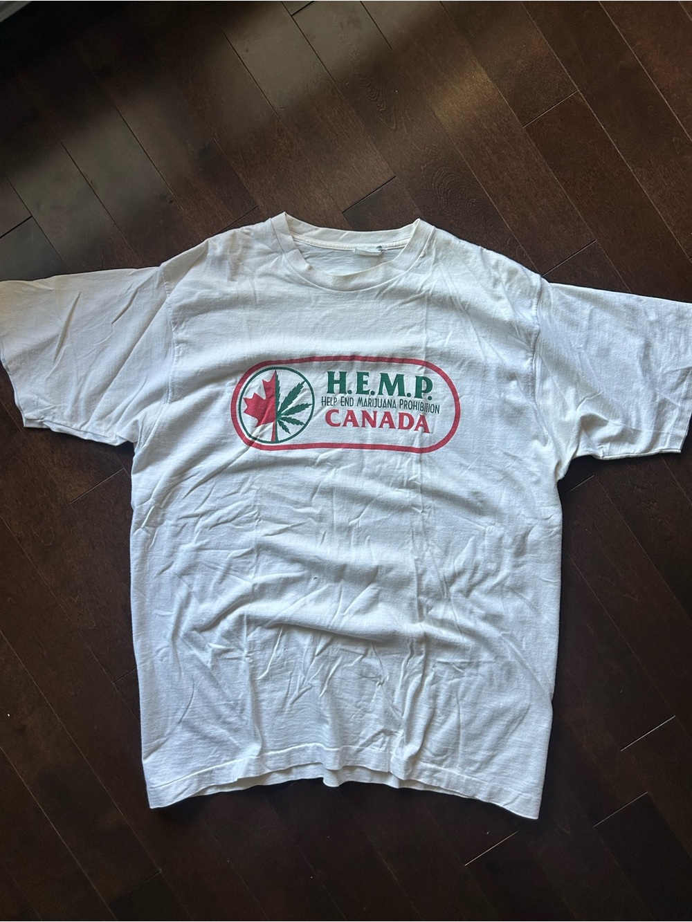 Vintage 90’s H.E.M.P. Prohibition Canada Graphic Shirt